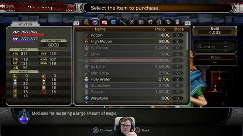 bloodstained item list.